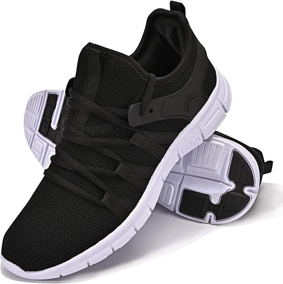 Running Shoes Lightweight Tennis Shoes Non Slip Gym Workout Shoes Breathable Mesh Walking Sneakers